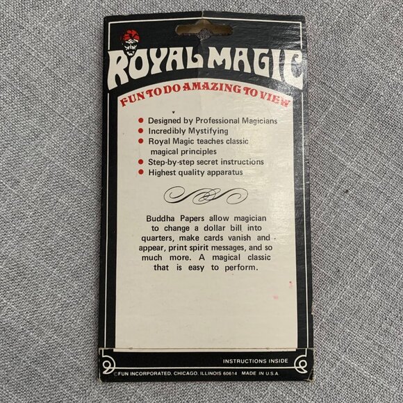 Vintage Royal Magic Buddha Money Mystery Trick For Professional Magicians - Picture 3 of 3